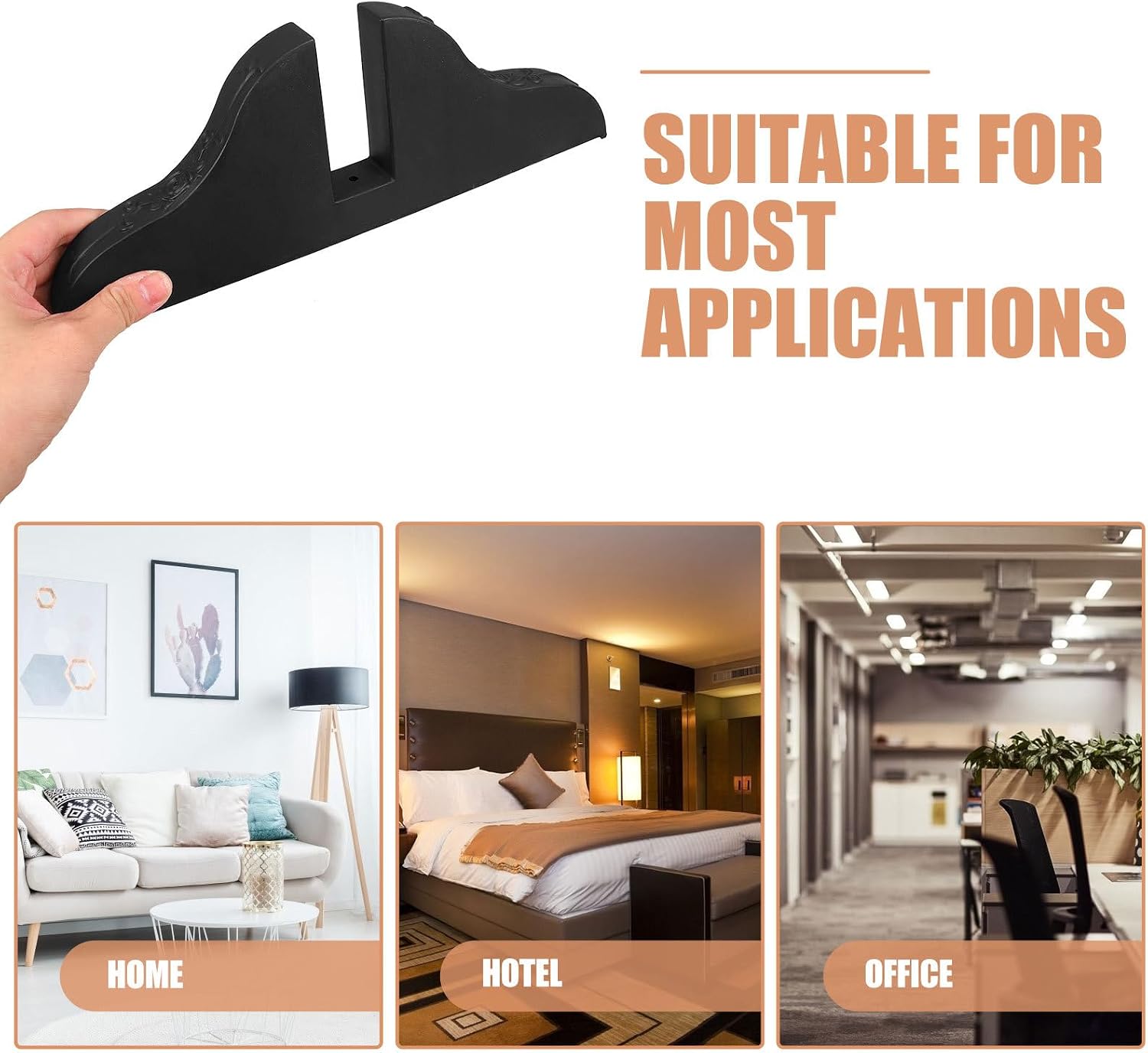 SHINEOFI 2pcs Folding Room Divider Base Feet Privacy Screen Support Stand Room Divider Screen Holder for Home Office Hotel Partition