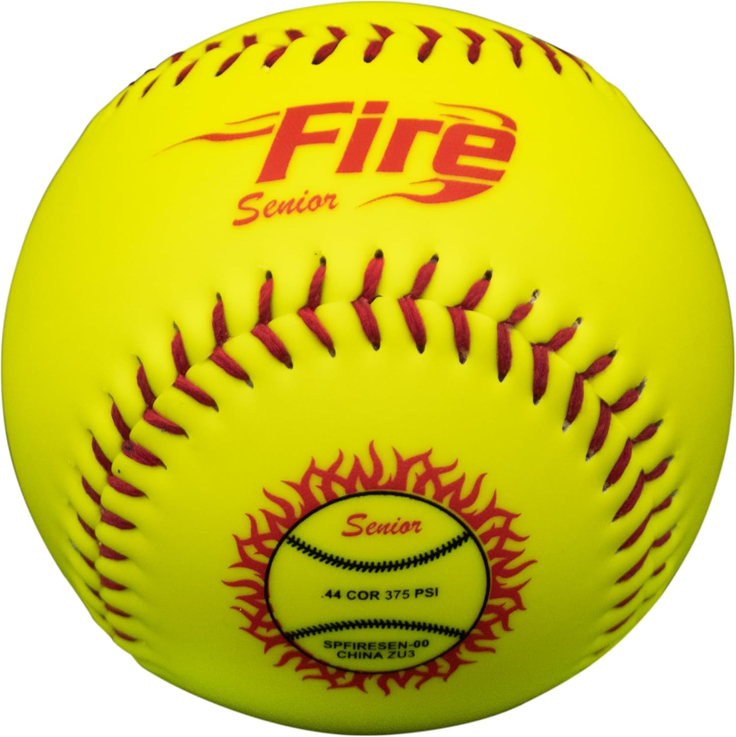 Baden Fire Senior Slowpitch Softballs - 1 Dozen