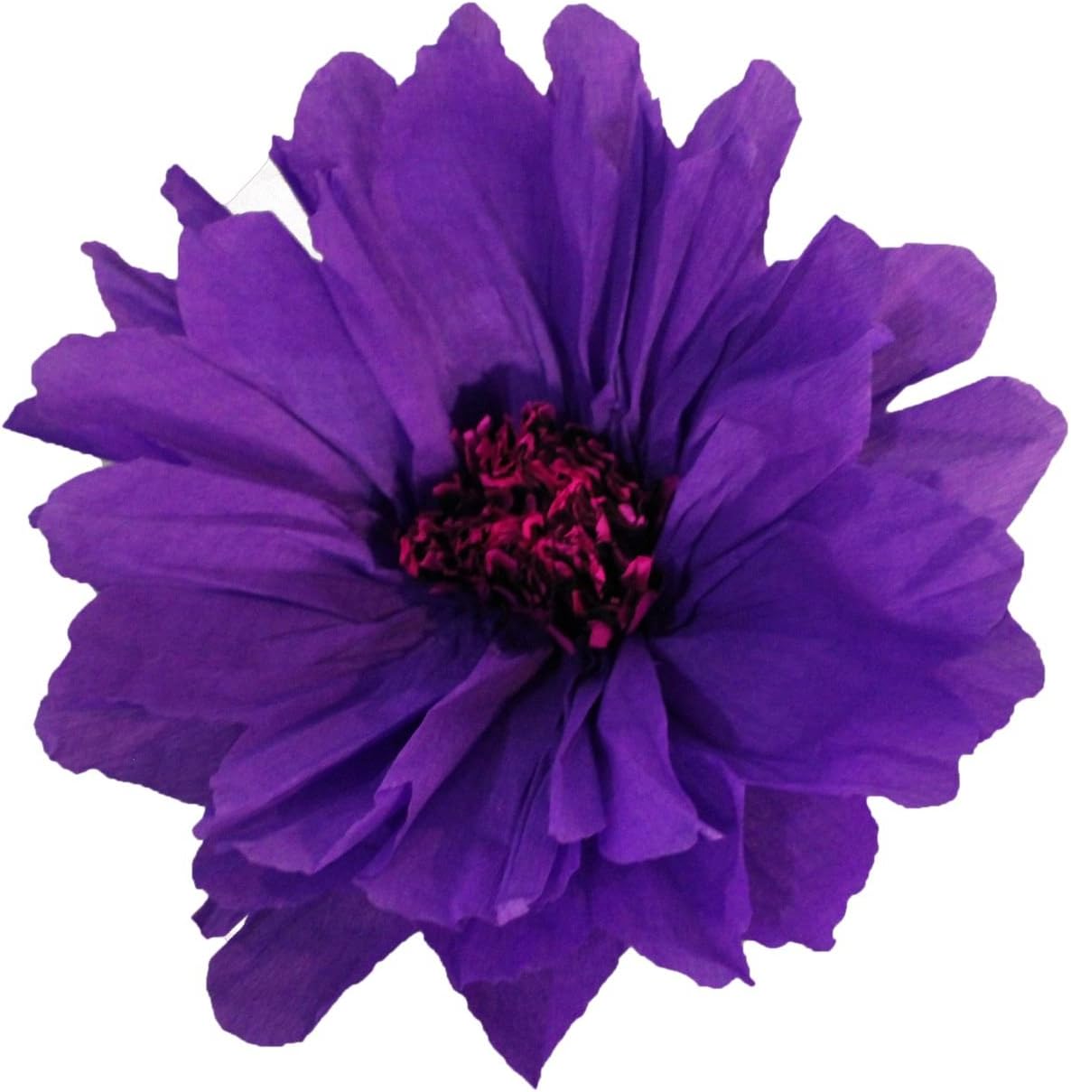 Mexican Paper Flower Set of 4 X-Large Tissue Paper Hand Made Party Fiesta Decor (Gerber Daisy)
