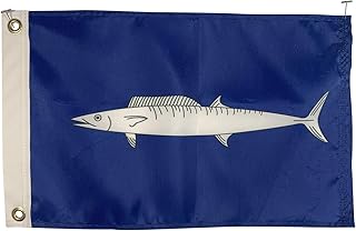Gettysburg Flag Works 12x18 Wahoo Boat Fishing All Weather Nylon for Outdoor, Made in USA