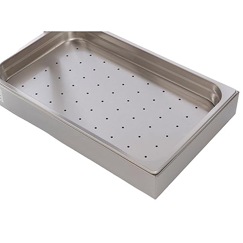 Miniatura 3 de FSE IDW-940W Pantalla infrarroja de calentador de alimentos fritos con bandeja de alimentos de tamaño completo, base elevada, 120 V