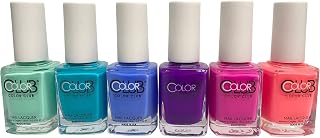 Vacation Nail Lacquer Set of 6 - Beach Trip Nail Polish Set - Nail Art Manicure Set