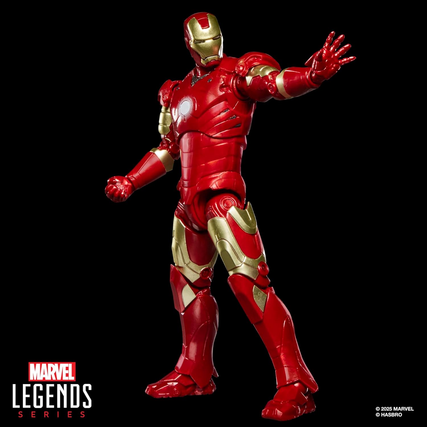 Marvel Legends Series Iron Man Mark III, Iron Man Movie Collectible 6-Inch Scale Action Figure Toy - Image 8