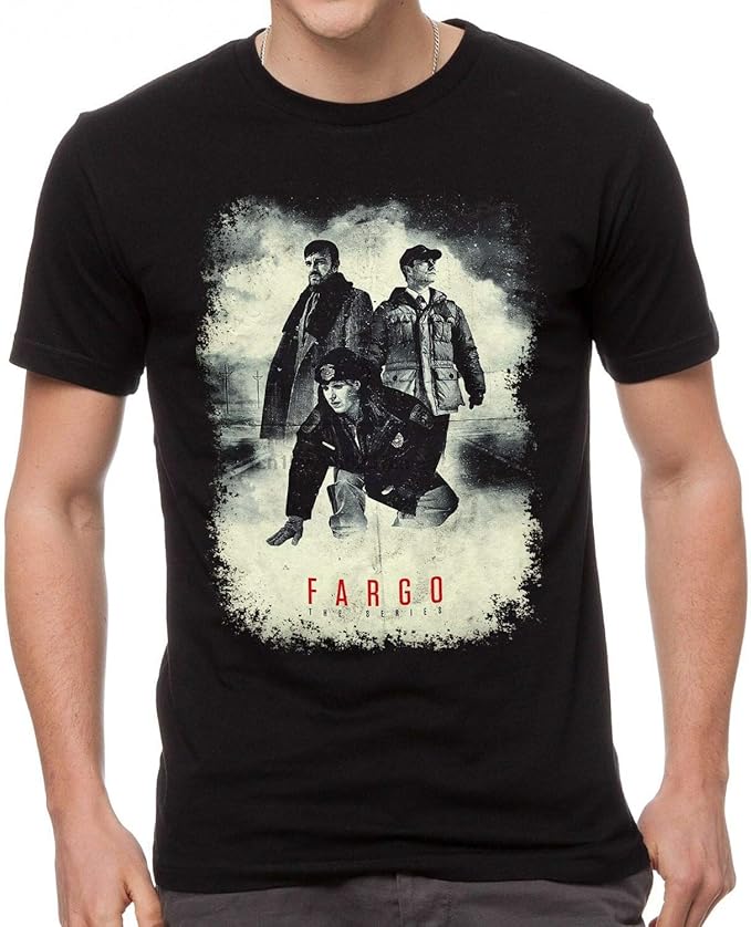 Fargo Men TShirt Black Clothing 6A157 Amazon.co.uk Clothing