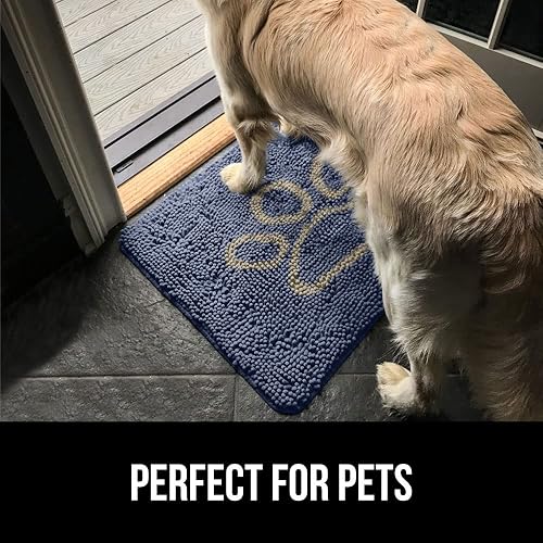 Miniatura 6 de GORILLA GRIP Soakstopper - Tapete ultra absorbente y antideslizante para las patas sucias de los perros, lavable a máquina, para cama y puerta de