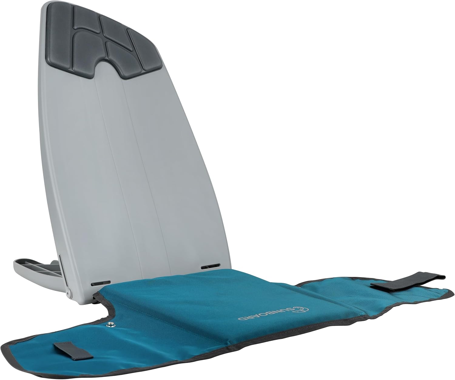 Portable Ground Chair for Beach, Camping, Park & Stadium – 5-Position Recline, Wearable, Lightweight – Slim Style – (Grey)