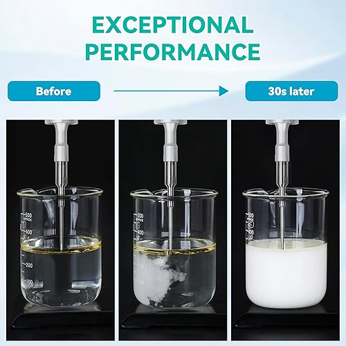 Miniatura 6 de U.S. Solid Homogeneizador ultrasónico de 150 W - Sonda de 0.236 in, capacidad de muestra de 0.2-3.4 fl oz, procesador de sonicador de laboratorio,