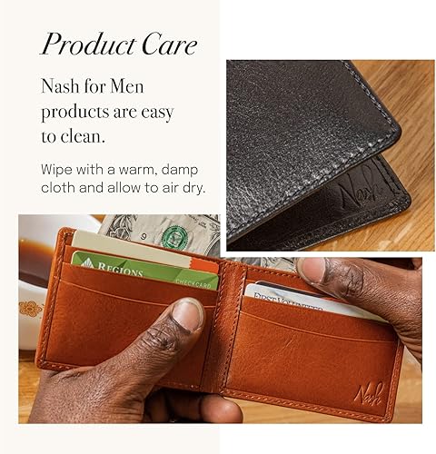 Miniatura 5 de Patricia Nash  Funda de viaje de cuero para artículos de aseo  Neceser de viaje para hombre Bronceado