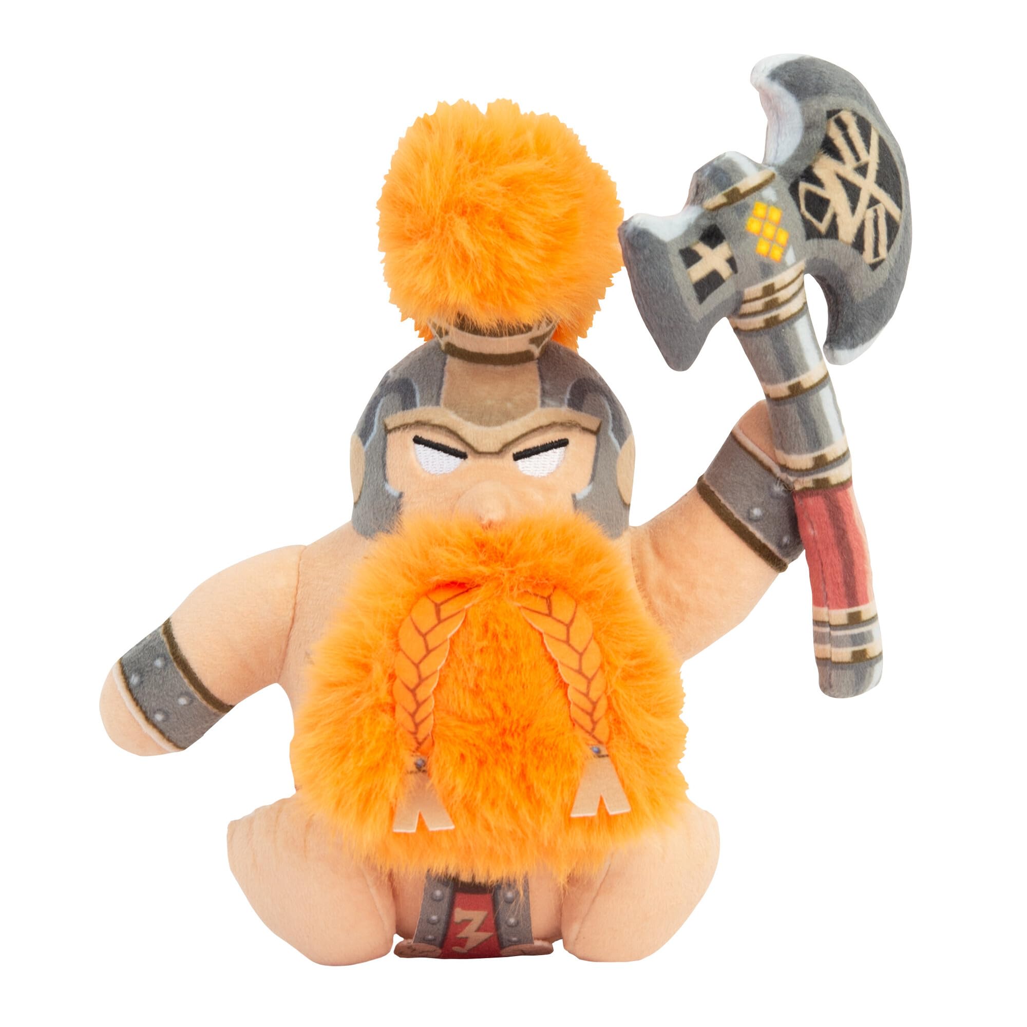 Warhammer Fyreslayer Plush, Collectable Soft Toy for Teens and Adults, Age of Sigmar Duardin Warrior, Fyresteel Axe, Authentic Detail, Officially Licensed Plush Figure, Ages 12+