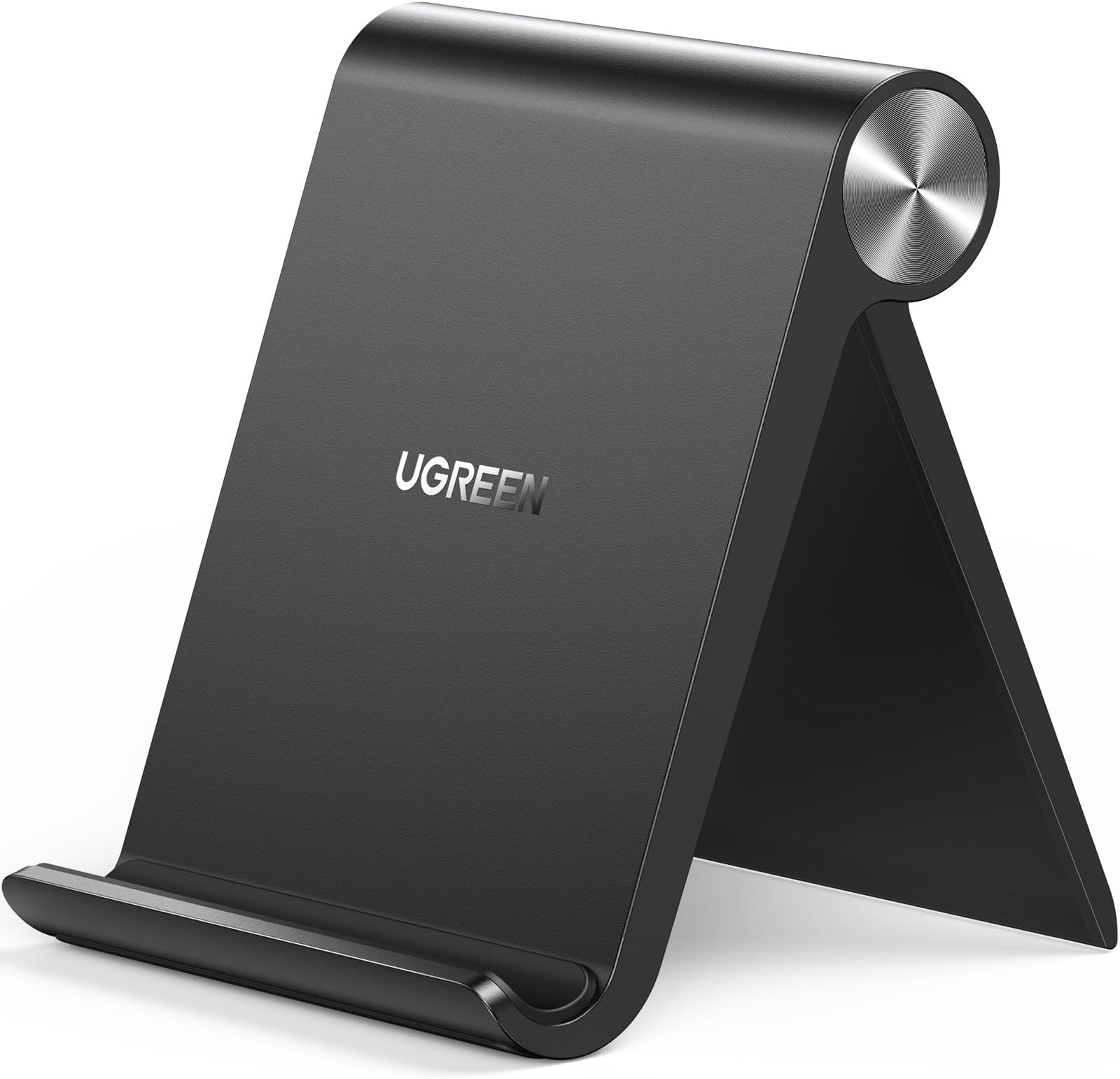 UGREEN Portable Phone Stand Desk Phone Holder Stable Mobile Stand Holder Compatible with iPhone 17/16/15/14 Series For iPhone 17 Pro Max Galaxy S26 Ultra S25 S24 Black All 4-7.2'' Phones