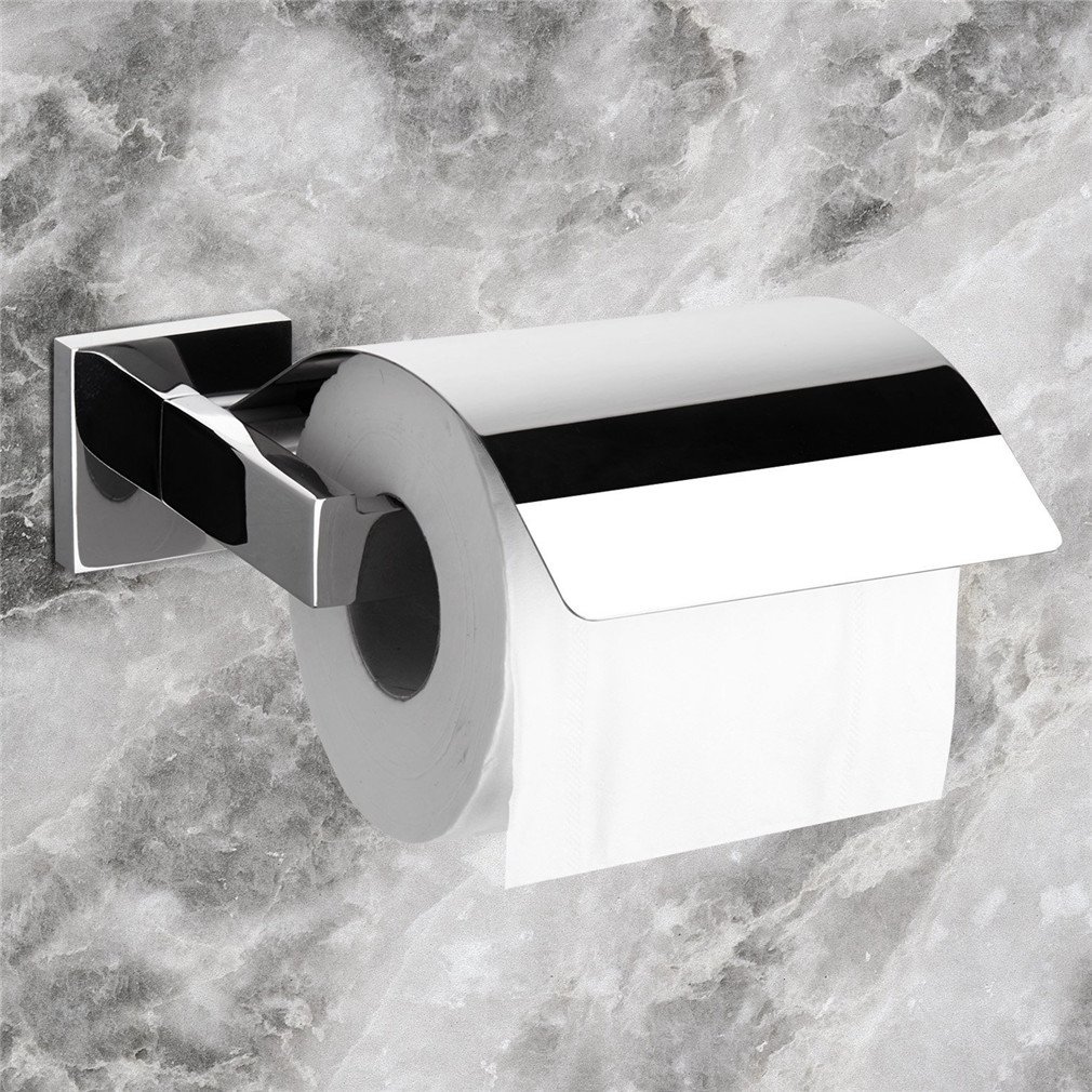 Toilettenpapierhalter Aus Chrom – Wandmontage, Verstellbar, SUS304 Edelstahl
