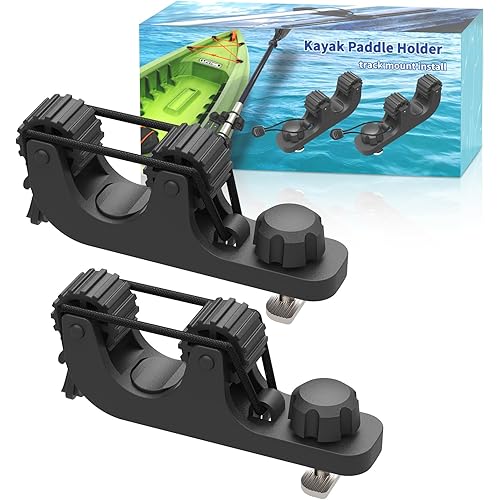 Kayak Paddle Holder, Save Kayak Track Space, Fishing Net, Fishing Poles Holder for Fishing, Track Mount Accessories