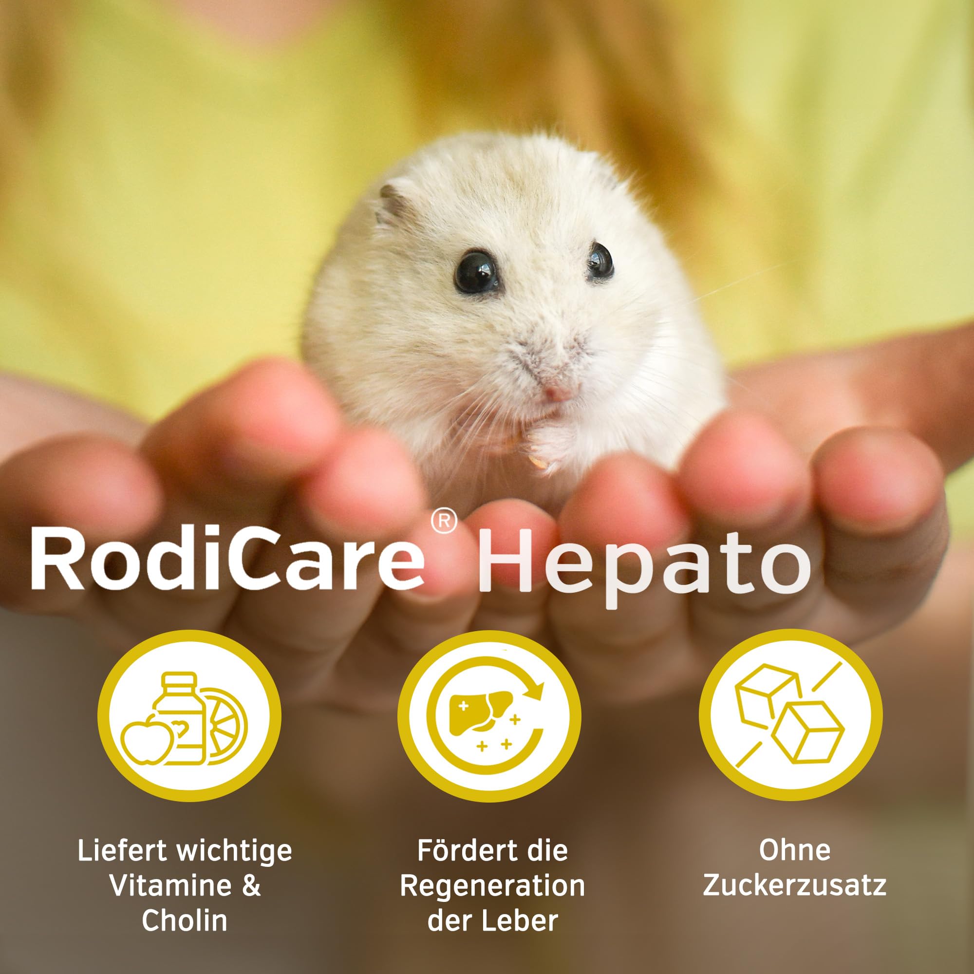Alfavet RodiCare Hepato (20 ml) – Supporto della funzione epatica e del metabolismo nei conigli, porcellini d’India e piccoli roditori – senza zucchero, con siringa dosatrice