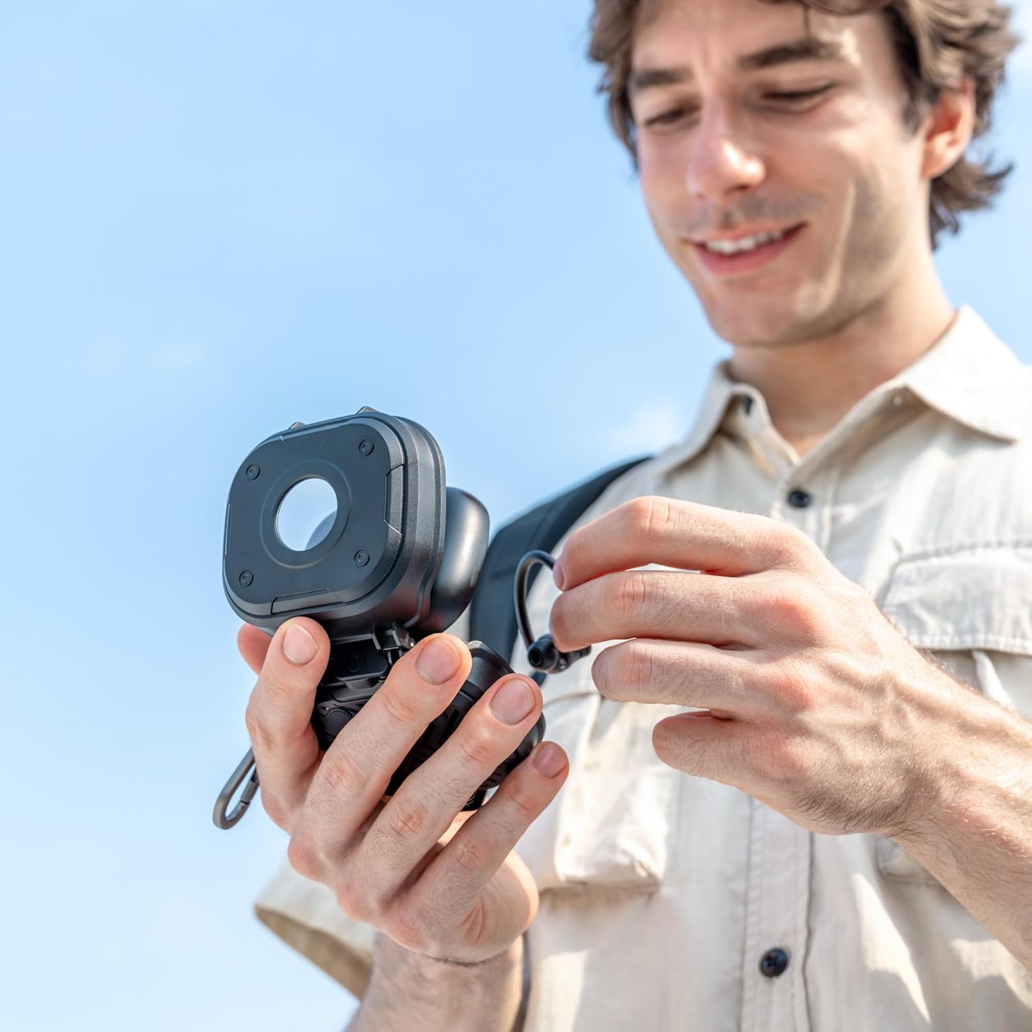 PROfezzion for Beats Powerbeats Pro 2 Case Cover, Heavy Duty Hard Shell Lock Case with Full Coverage and Secure Locking Latch for Power Beats Pro 2 Earbuds - Quick Sand (Not for The Powerbeats Pro 1) - Image 9