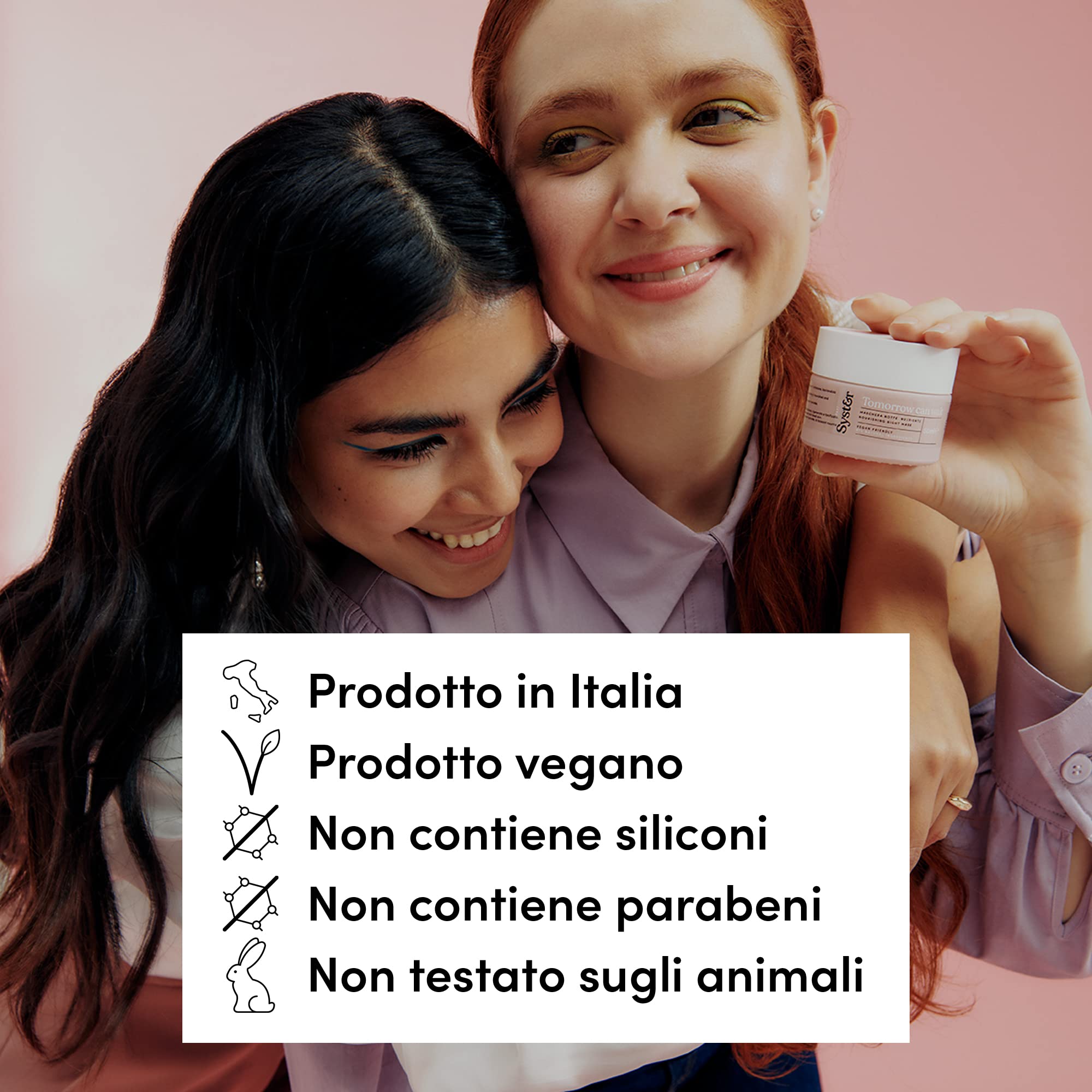 Syster Gesichtsserum Mit 3-facher Hyaluronsäure – 30 Ml, Feuchtigkeitsspendend, Vegan, Made In Italy, Ohne Parabene/Silikone
