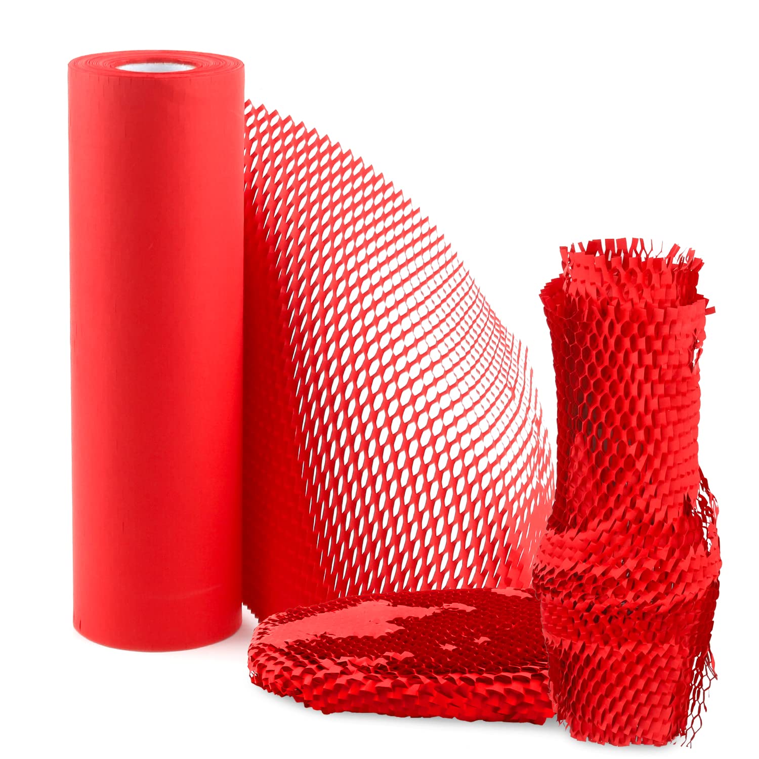 Honeycomb Packing Paper,11.5" x 164' Honeycomb Cushioning Wrap Roll Honeycomb Packing Paper Wrap,Eco-friendly Packaging Paper Kraft Paper Bubble Paper