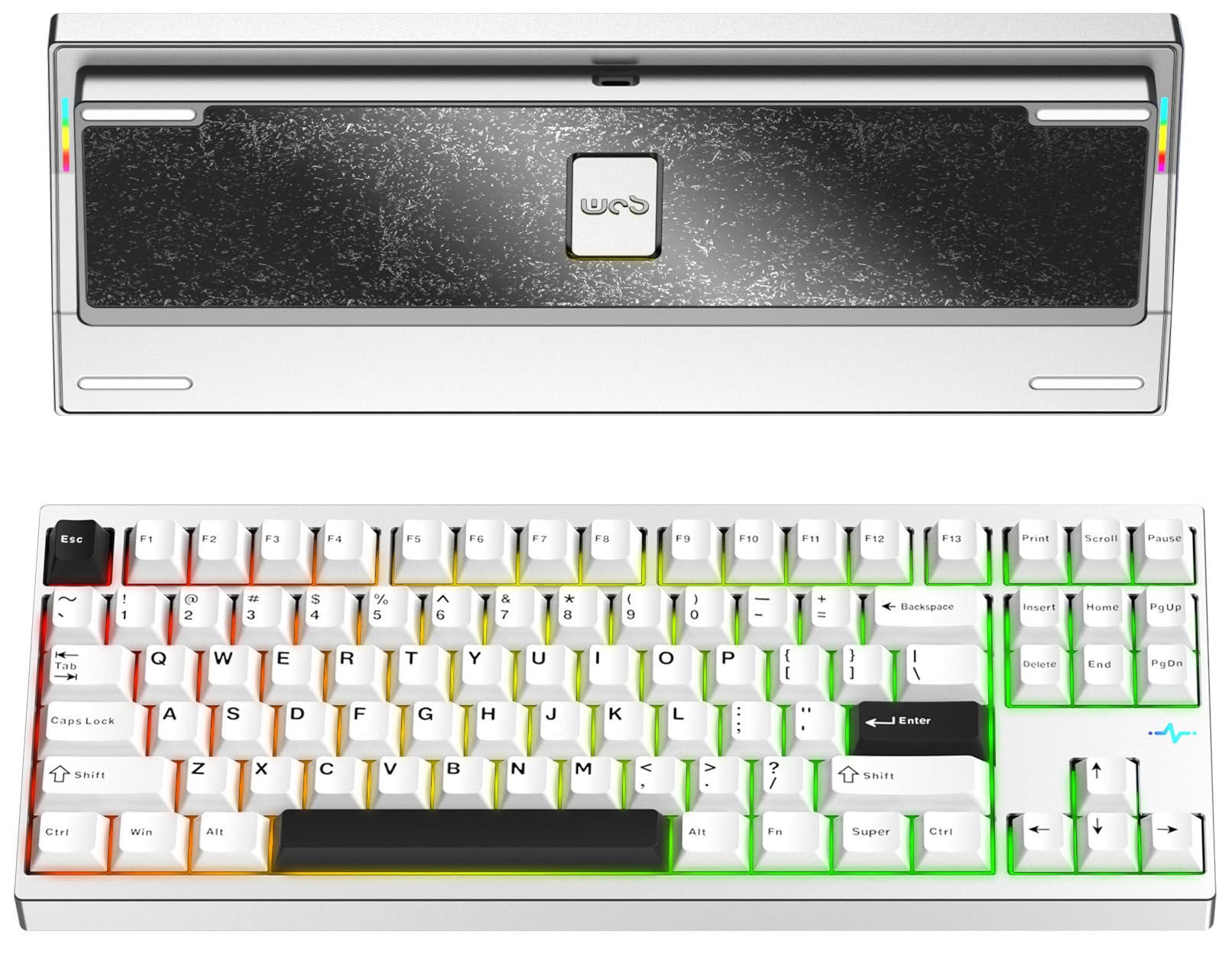 Amazon.com: KEEBMONKEY WOBKEY Crush 80 Reboot CNC Aluminum 5