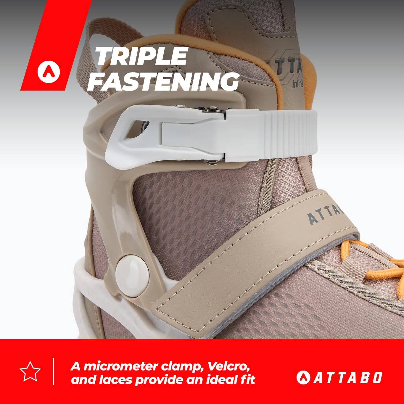 ATTABO Luna Women's Fitness Roller – kółka z poliuretanu 84 mm, łożyska ABEC-7, szyna aluminiowa, wentylowany trzonek, komfort i precyzja