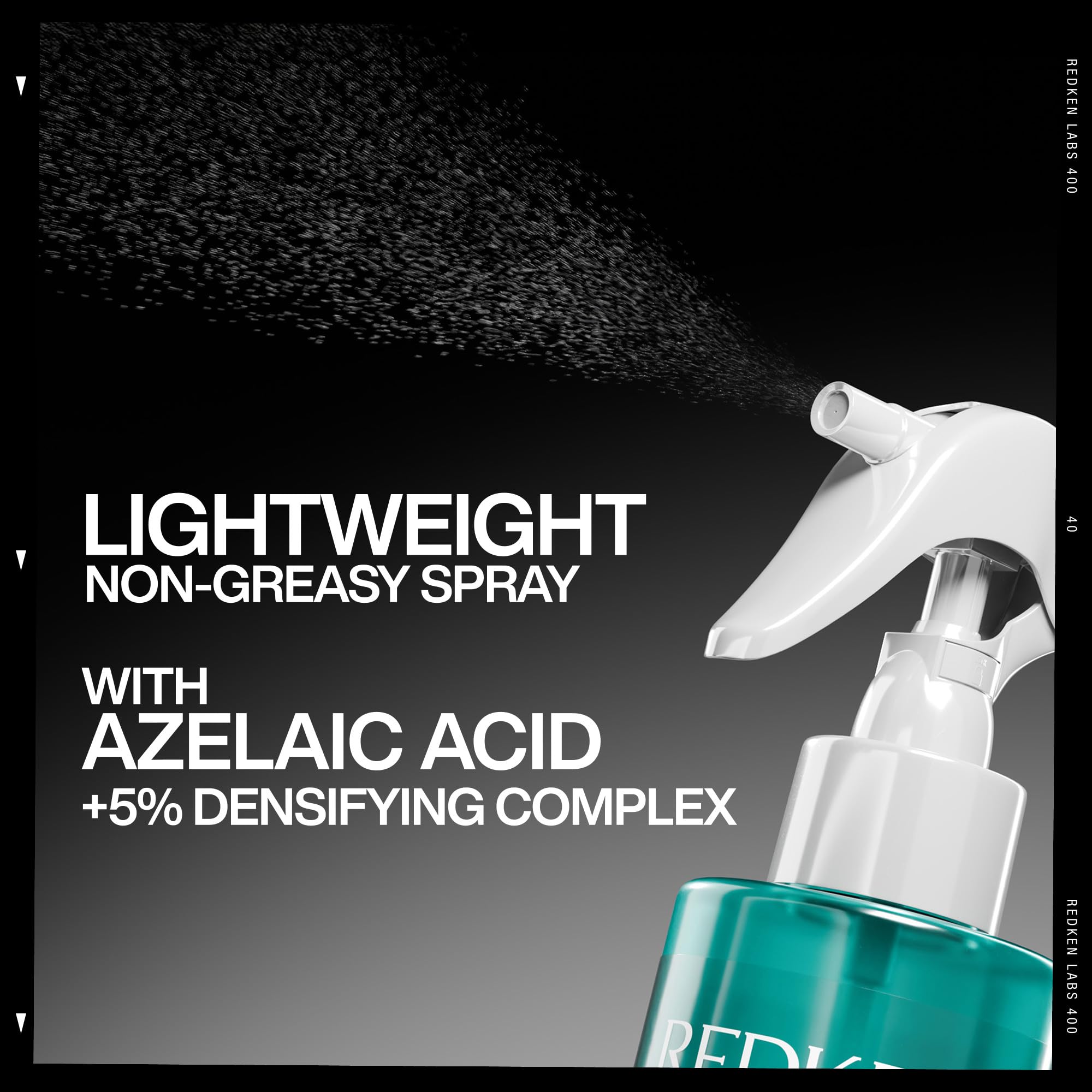 Redken Acidic Grow Full Instant Densifying Spray - Lightweight Root-Lift Hair Spray for Fuller, Thicker-Looking Hair, With Azelaic Acid, Heat Protection up to 450°F