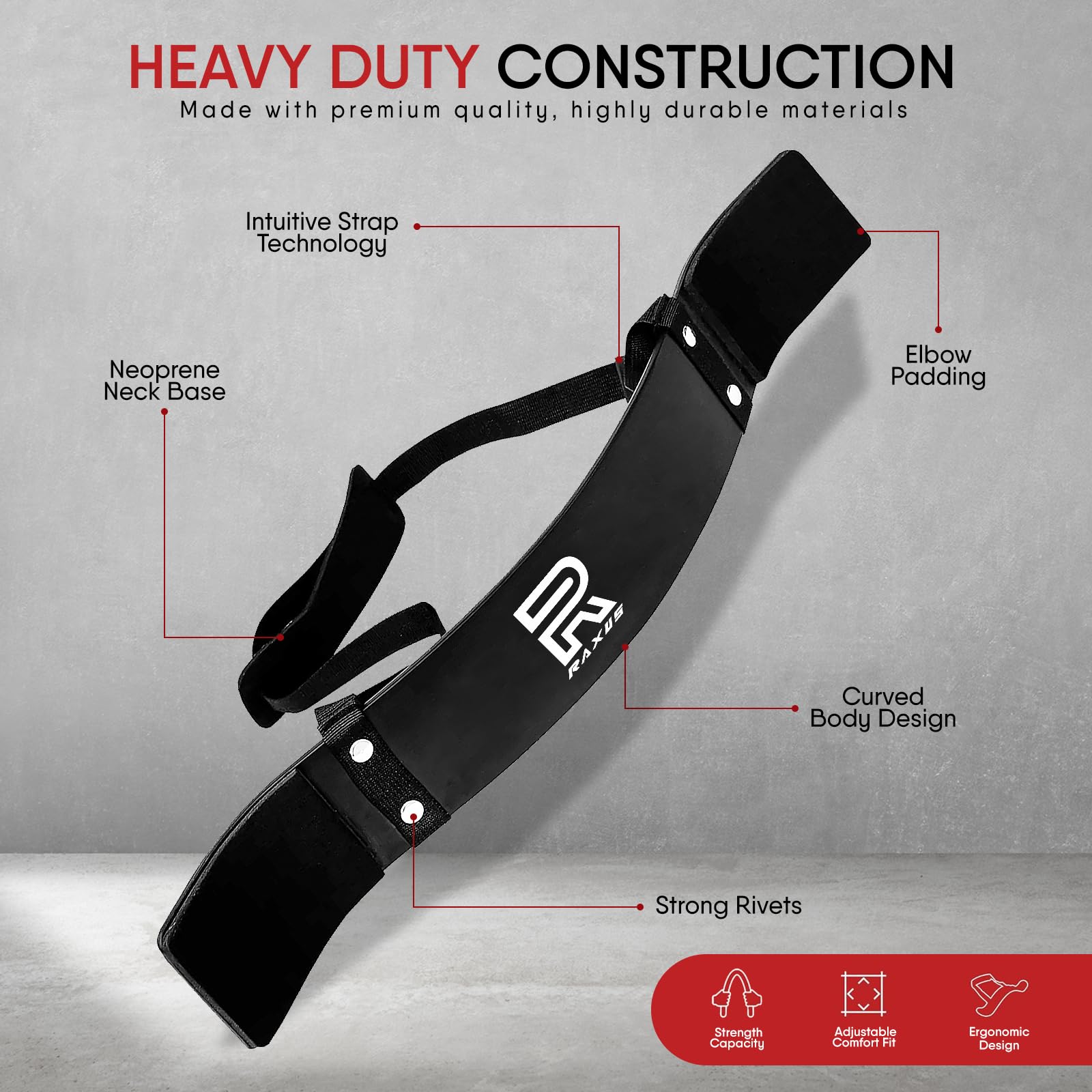 Arm Blaster, Isolatore per Braccio e Bicipiti, Sollevamento Pesi, Accessorio per Palestra