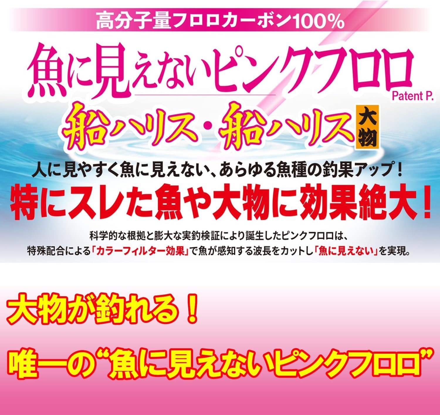 Amazon.co.jp: デュエル フロロカーボン 船ハリス ピンク 100m 5