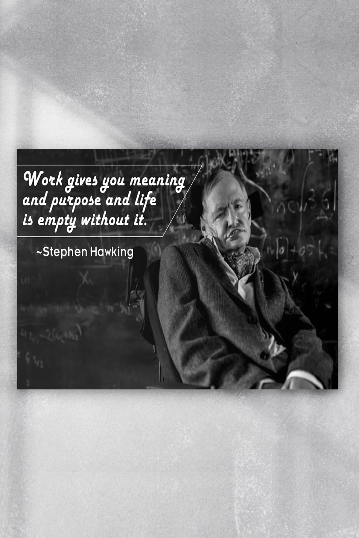 Postermanya (pster7152) Stephen Hawking Motivasyon Poster (30x40cm)