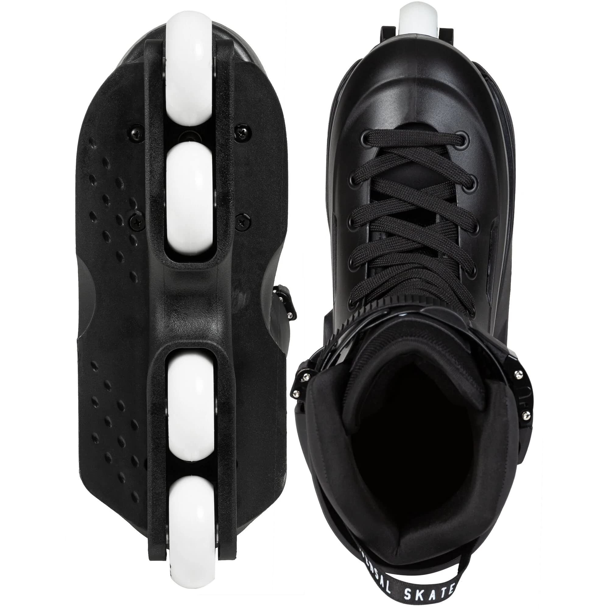 USD Inline Skates Sway 60 XXI, in Schwarz, Unisex für Herren und Damen, 60mm/88A Rollen, ABEC 7 Pro Kugellager, für Stunts, Aggressive, Skatepark, Art. nr.: 710174 37-38