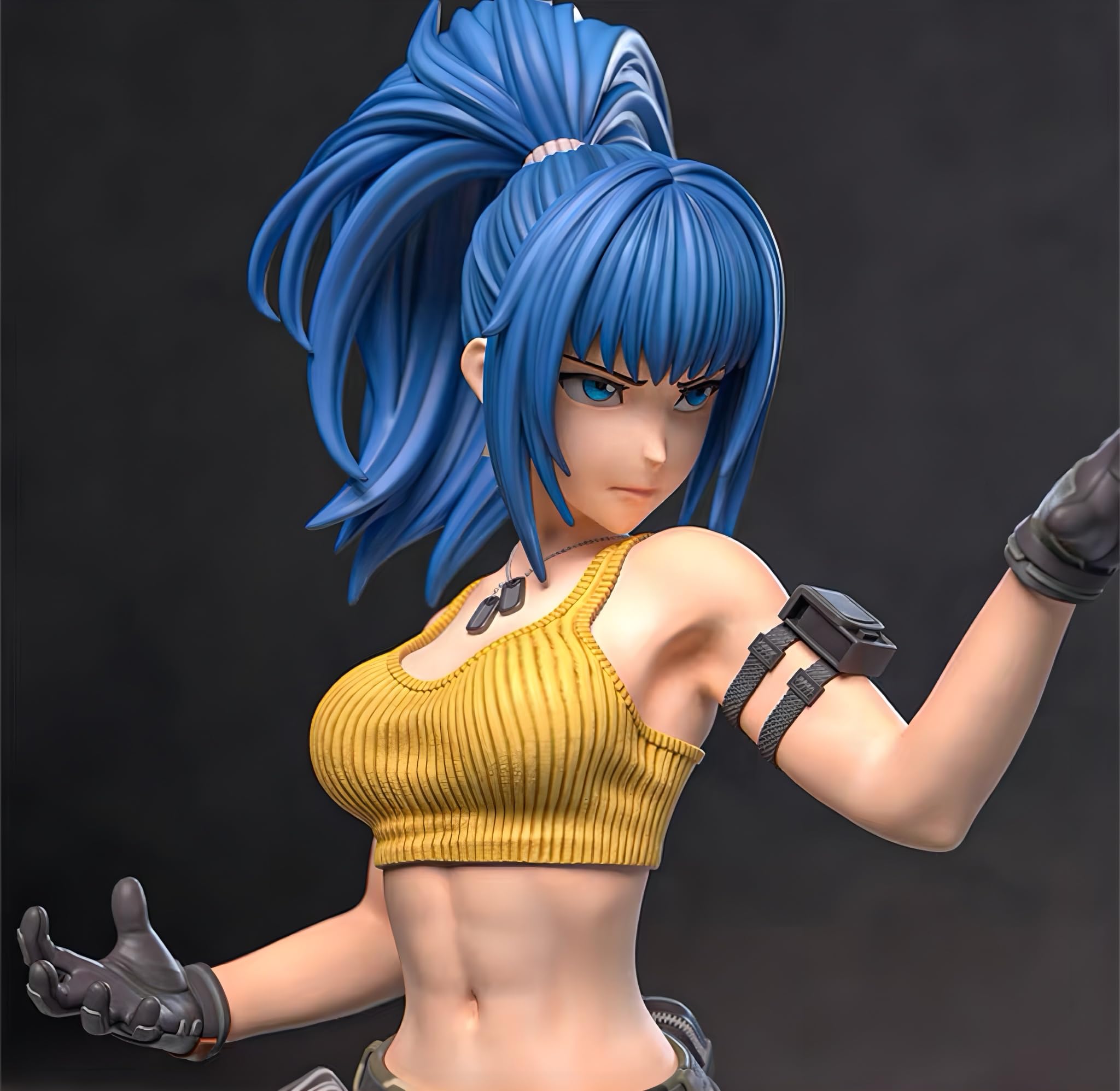 Amazon | 1/10 1/8 1/6 ガレージキット フィギュア 未塗装 KOF レオナ