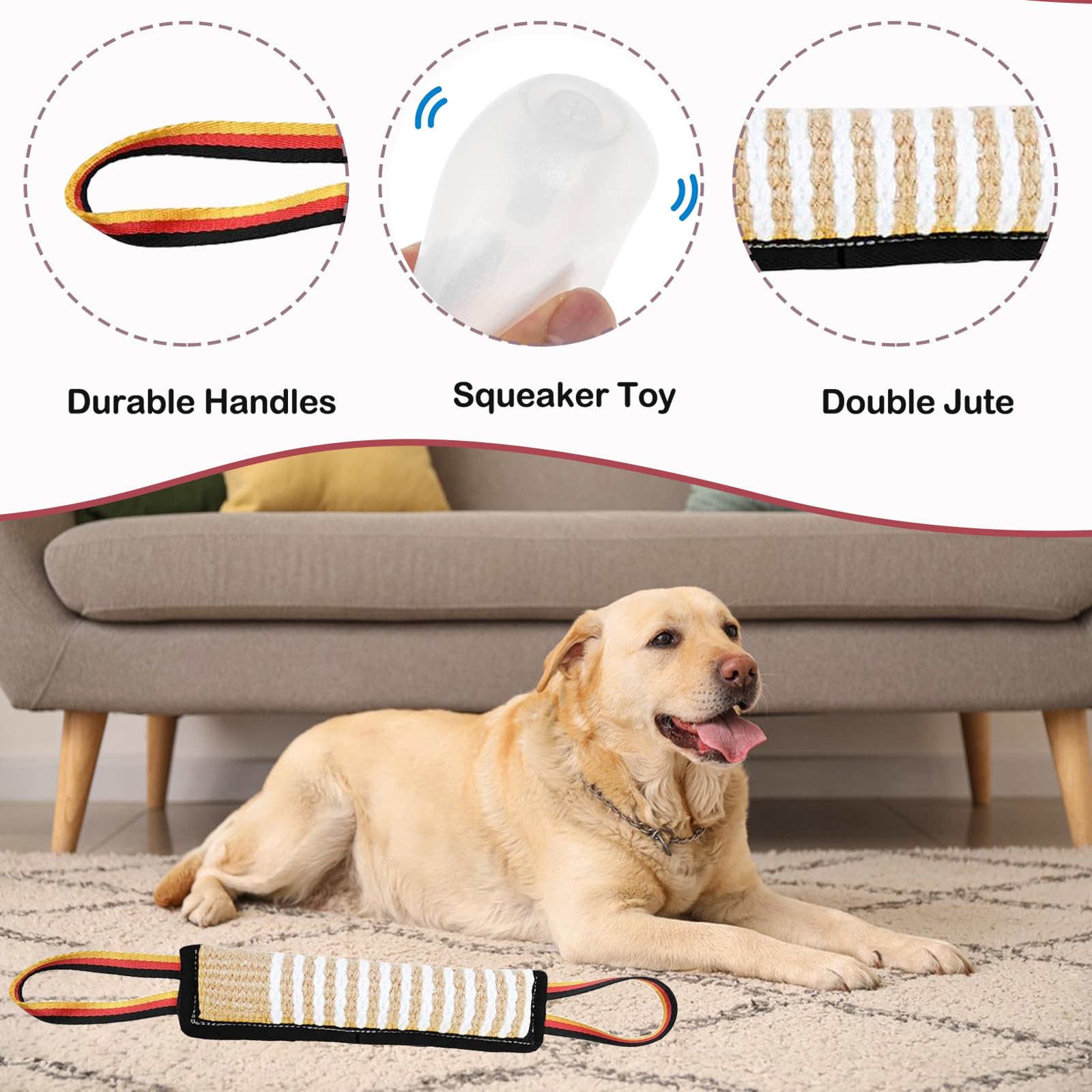 ASOCEA Dog Tug Toy - Image 3