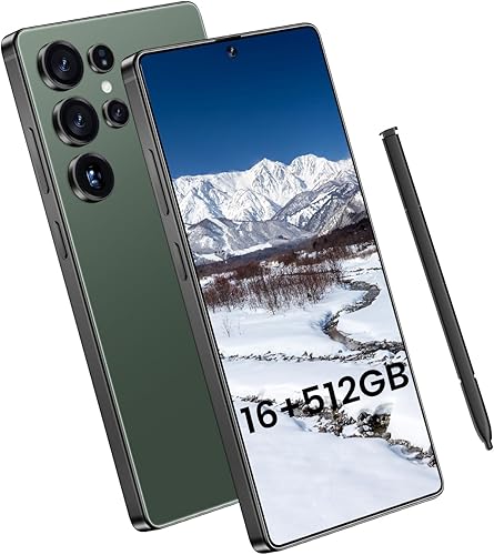 Miniatura 14 de I25 Ultra Smartphone: 16 GB de RAM, 512 GB de almacenamiento, batería de 7000 mAh, pantalla de 6.99 pulgadas, Android 14, lápiz óptico incorporado,
