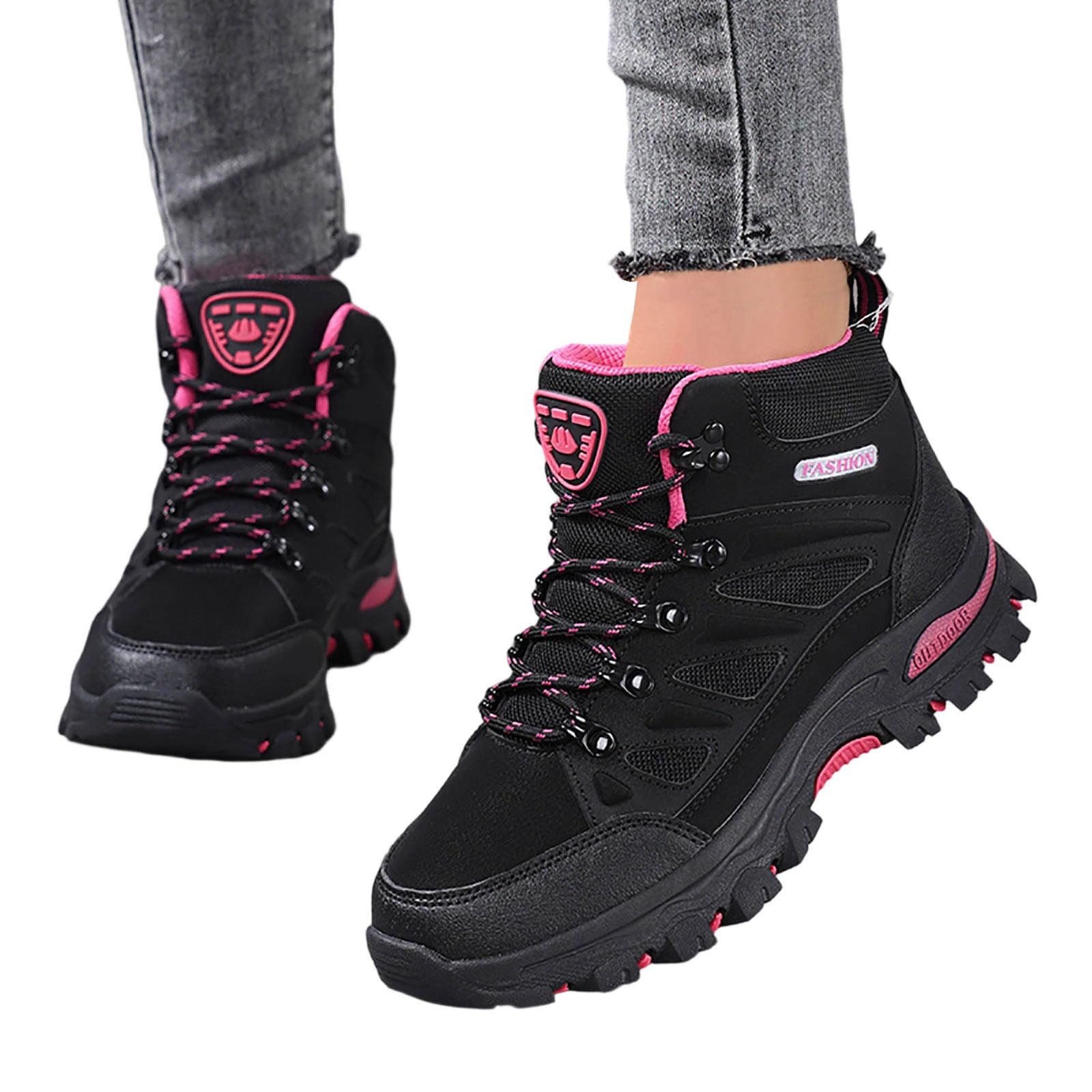 Generisch Wysokie sneakersy outdoorowe do wędrówek, wspinaczki, do treningu sportowego o zwiększonej trwałości, doskonałej przyczepności