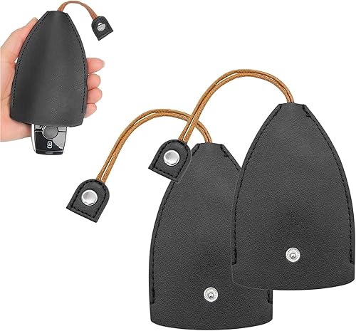 2 bolsas de almacenamiento extraíbles para llaves de automóvil, 5.51 x 2.95 pulgadas, colgante oculto de gran capacidad, para la mayoría de los