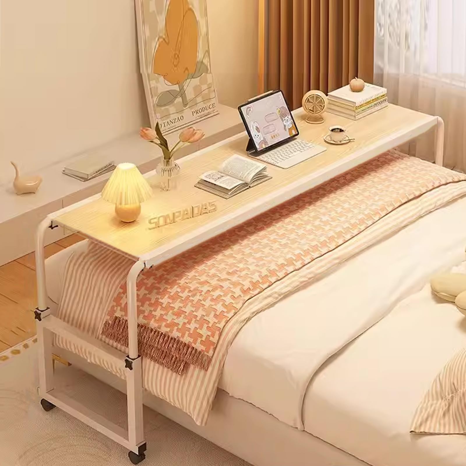 Table de lit réglable pour soulager le dos et optimiser un bureau à domicile