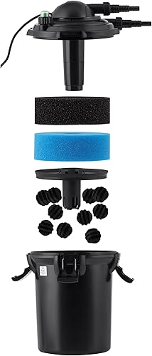 Miniatura 6 de Alpine Corporation Filtro UV-C de presión Bio-Pure de 15" de alto, 1000 galones