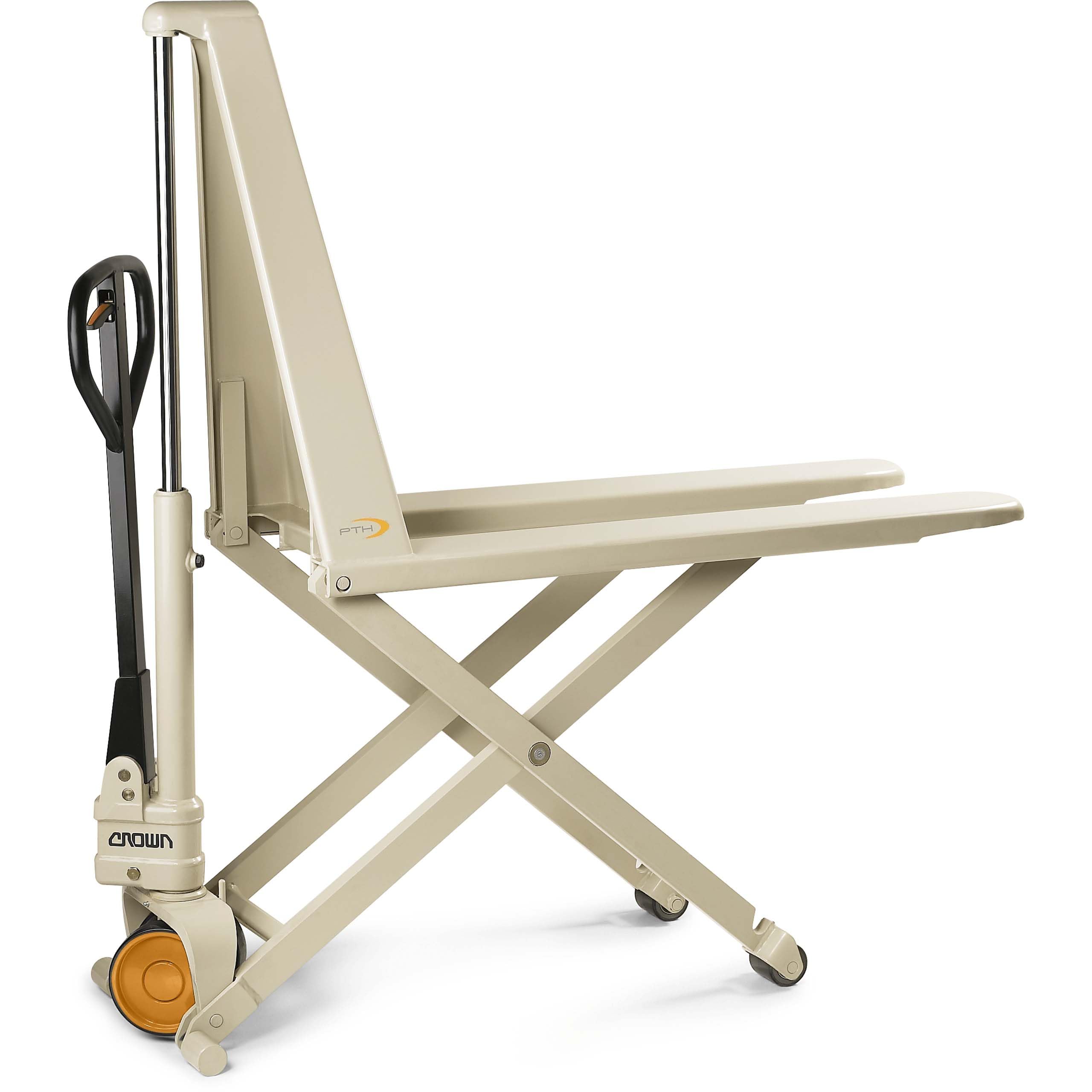 Crown Handhubwagen PTH 50 | 2300 kg Tragfähigkeit | 1150 mm Gabellänge | Single-Gummirollen | 3 Jahre Garantie | Hubwagen | Palettenhubwagen | Gabelhubwagen | Palettenwagen