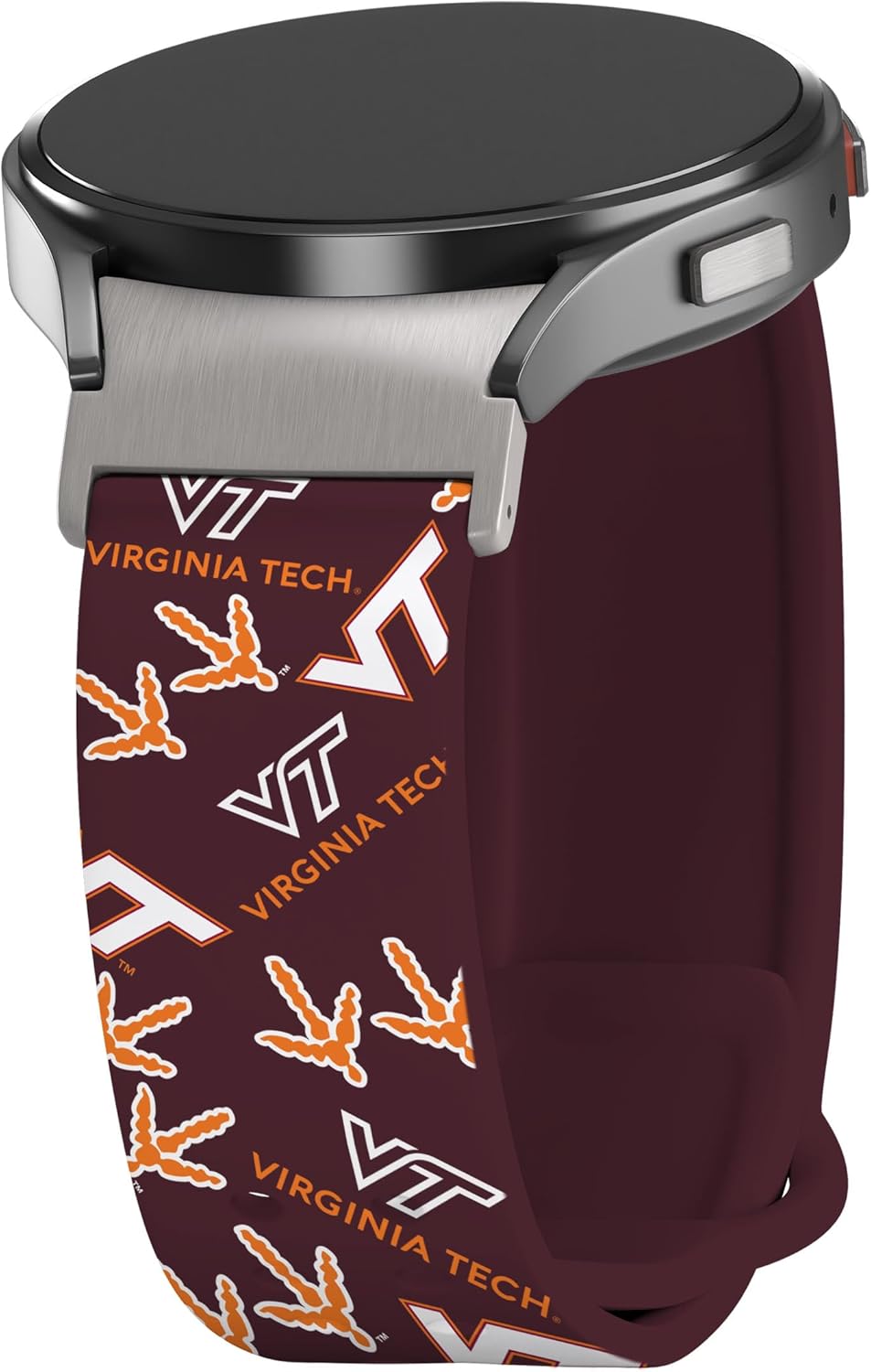 Affinity Bands Virginia Tech Hokies HD Watch Band Compatible with Samsung Galaxy Watch