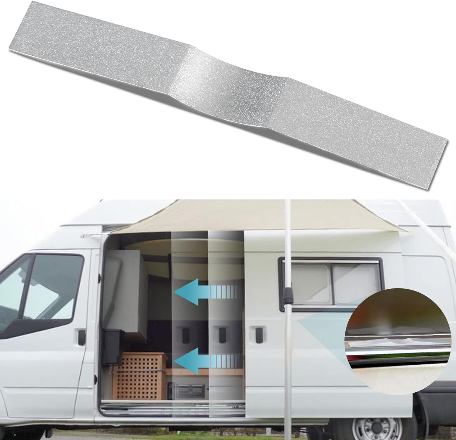 JDMON Compatible with Sliding Door Stop Kit Van Conversions