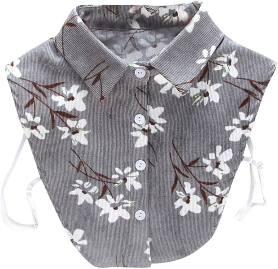 Kanpola Women's False Collar, Fashion Sleeveless Detachable Fake Half Shirt Collars Lapel Choker Blouseโฆ