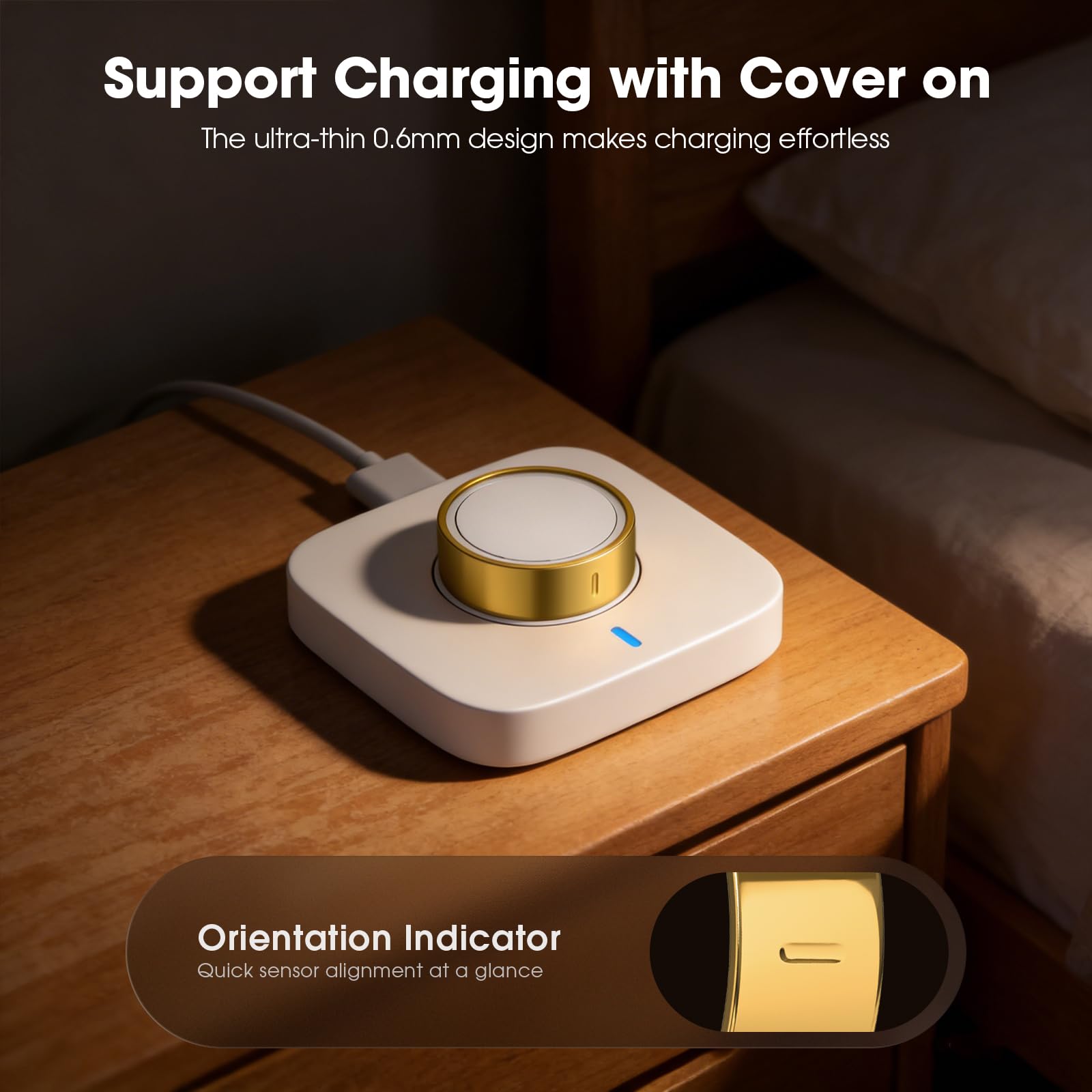High-Gloss Plated Covers Compatible with Oura Ring Gen 4/Oura Gen 3 Cover, Anti-Scratch Ultra-Thin TPU Ring Protector Case Accessories for Women Men - Not for Oura 4 Ceramic — view 3
