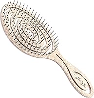 Ninabella Bio Haarbürste ohne Ziepen für Damen, Herren & Kinder - Entwirrbürste auch für Locken & Lange Haare -...