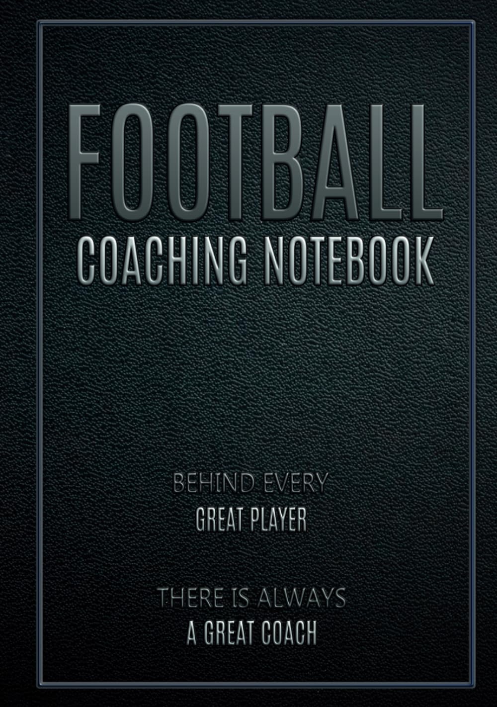 Football Coaching Notebook: Coach Logbook - Training Coach session Planner