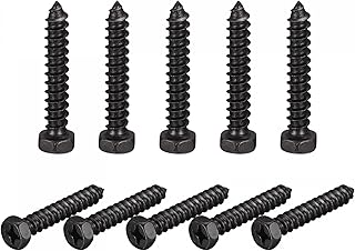 sourcing map Hex Lag Screws,14 x 1-12 Car...,