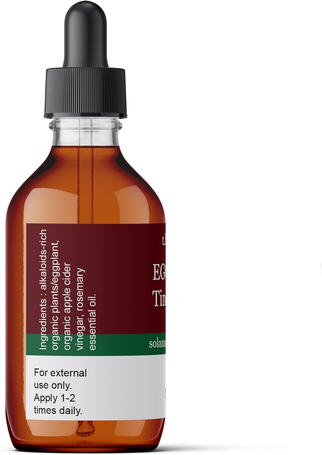 Eggplant Tincture, Eggplant Extract for Skin Disorders, Discolored Skin (4 oz)