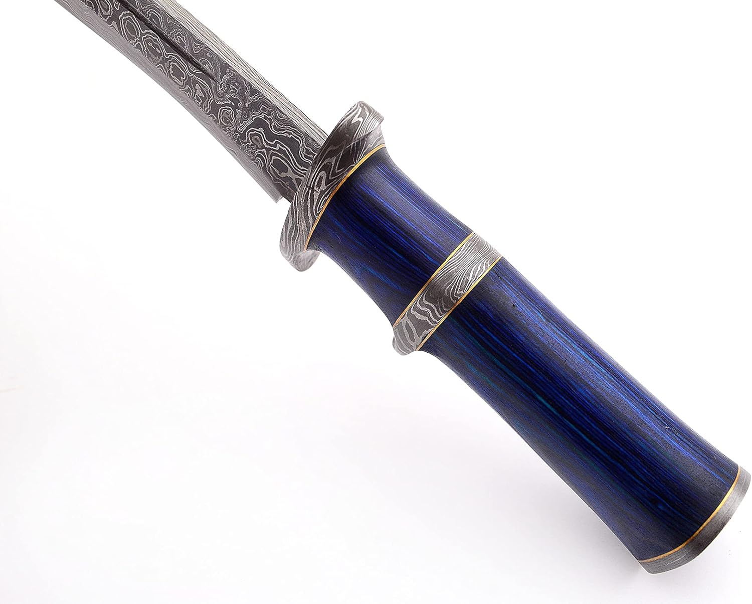Handmade Hunting Knife with Leather Sheath Damascus Steel Hunting Knifes Fixed blade knives with sheath- EMPORER
