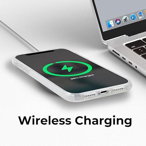 Miniatura 5 de Funda de Teléfono de Flores Blancas Bonitas Compatible con iPhone XR, Patrón Estético Floral, Protección Completa del Cuerpo de TPU Suave a Prueba