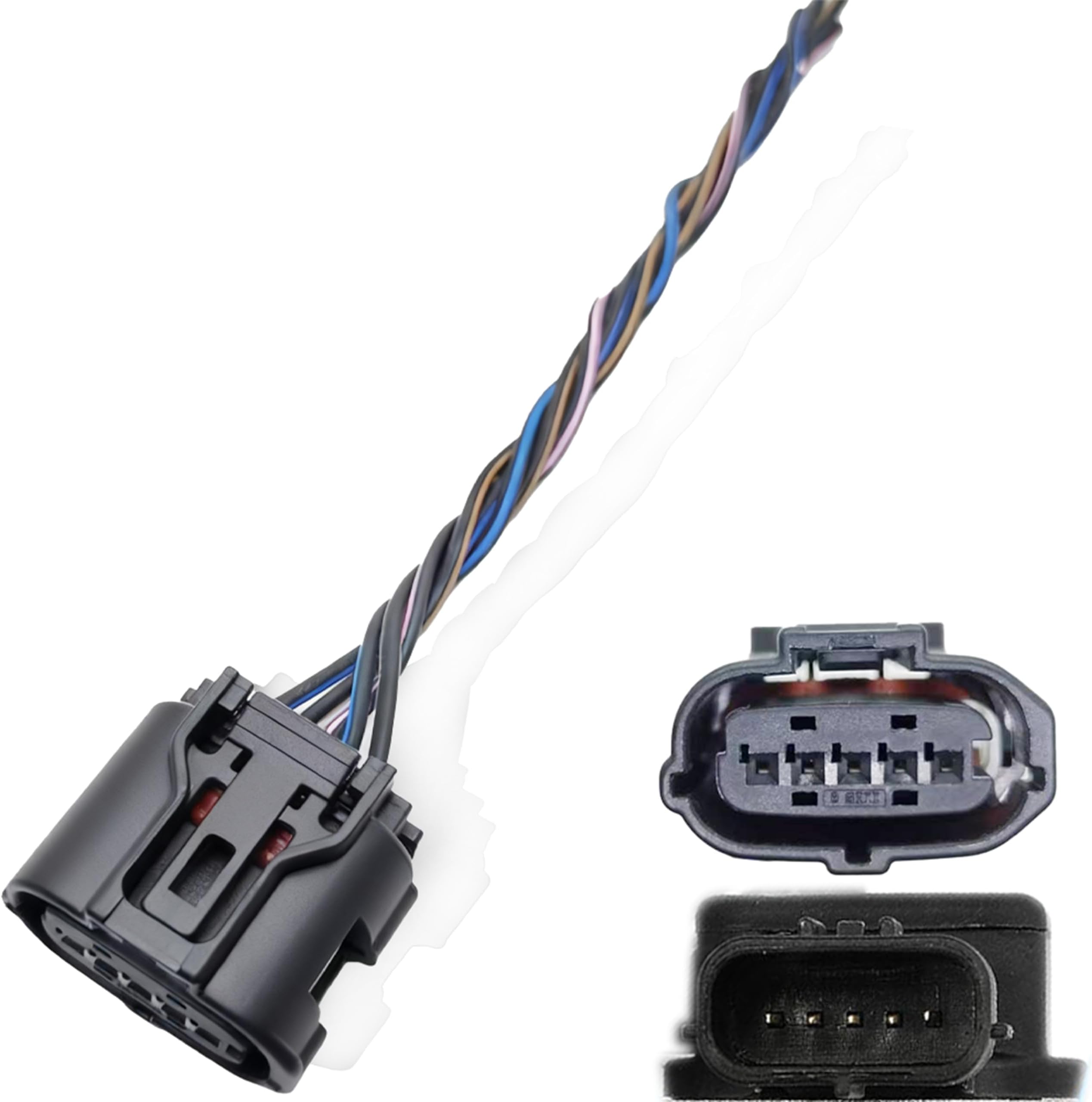 Mass Air Flow Sensor Meter MAF Harness Connector Plug 22204-31020 for Toyota Venza Highlander Matrix Avalon RAV4 Camry Corolla Sienna for Lexus is F IS250 IS350 ES350 GS350 and Scion xB xD tC