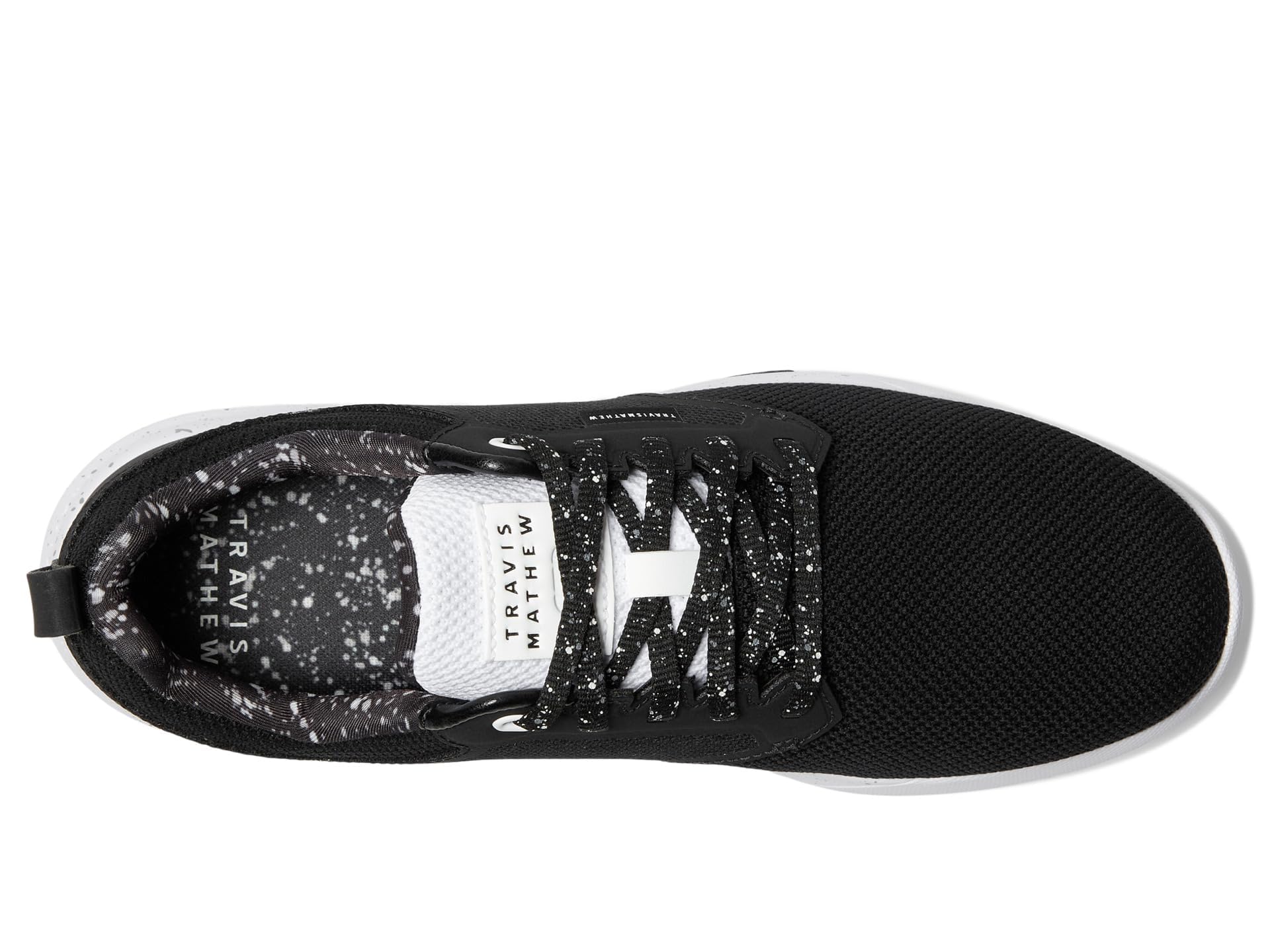 TravisMathew Men's The Daily Pro Hybrid Print Sneaker, Black, 11.5