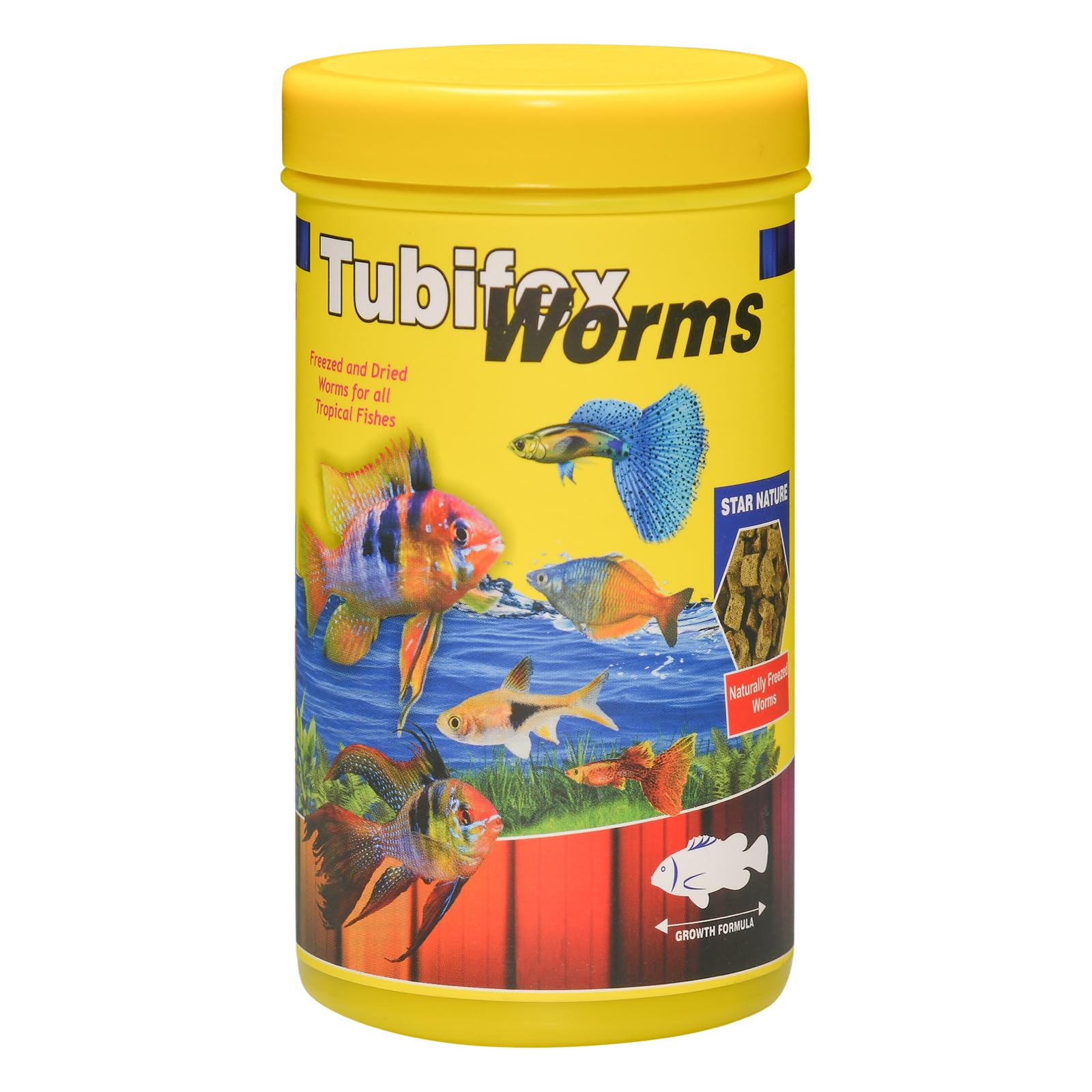 JSquare Freeze-Dried Tubifex Worms Fish Food | 25g | 53% Protein | High Protein Fish Feed for All Tropical Fish | Enhances Color & Immunity (B0CCJW42G4) Amazon Price History, Amazon Price Tracker