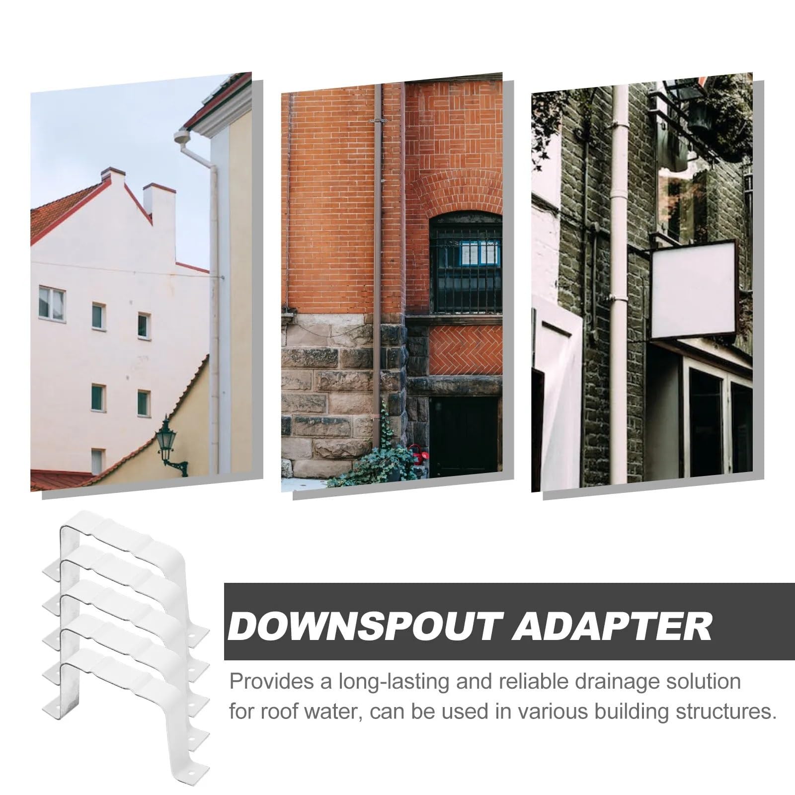 1Set Aluminum Alloy Downspout Adapter
