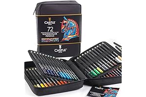 Castle Art 72 Watercolor Pencils for Painting Adults: An Artistic Masterpiece